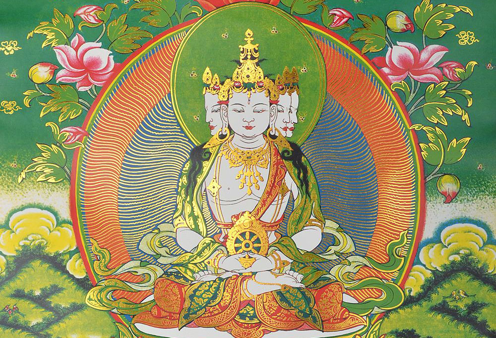 calming meditation buddha vairochana